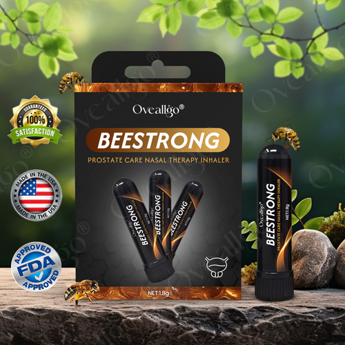 ✅Official Store: Oveallgo® BeeStrong Prostate Care Nasal Therapy Inhaler👨⚕️USA Urological Association (AUA)Approved (Reducing prostate swelling, pain, discomfort, soreness, and urinary fatigue)