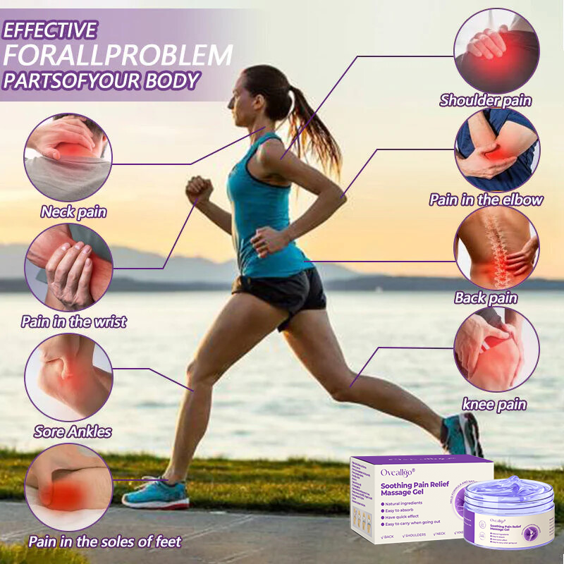 Oveallgo® Turmeric & Emu Oil Arthritis Soothing Pain Relief Massage Gel