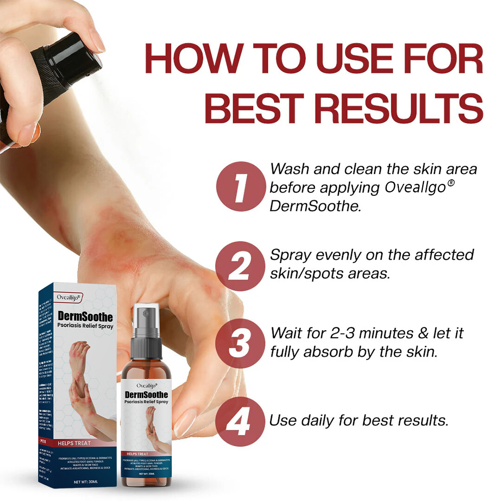 Oveallgo® DermSoothe Psoriasis Relief Spray