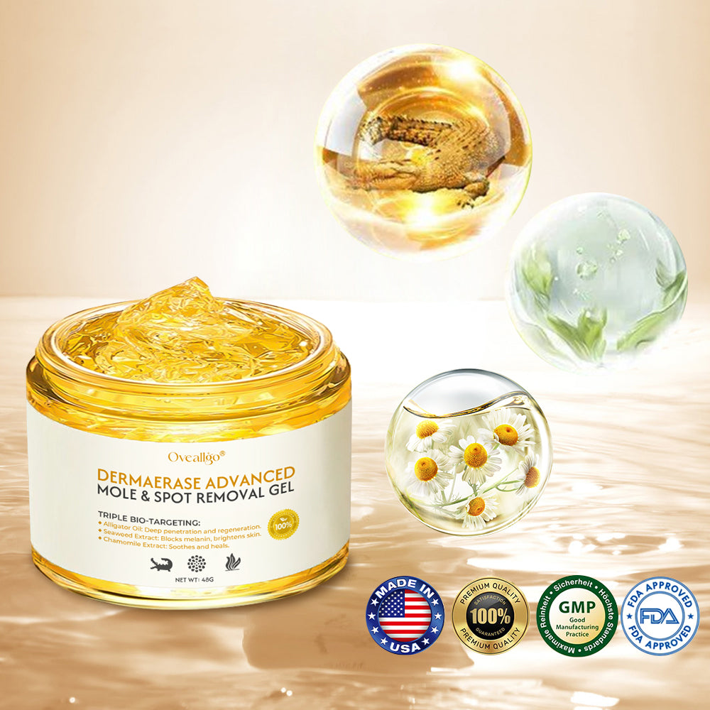 Oveallgo® DermaErase Advanced Alligator Oil Complex – Mole & Spot Removal Pro Gel