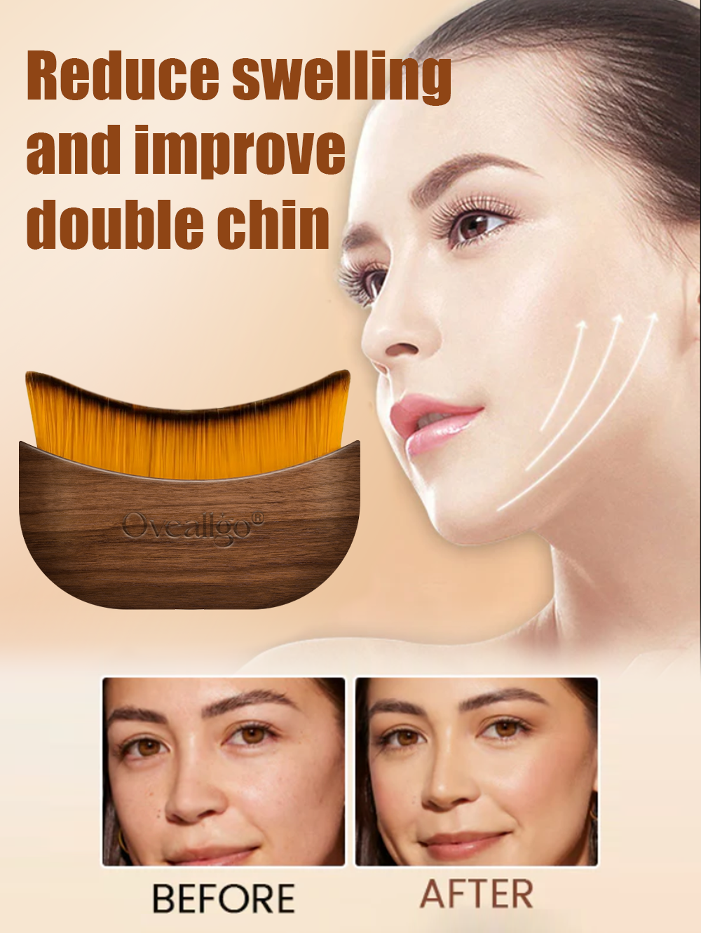 Oveallgo® Facial Massage Eye and Neck Care Brush