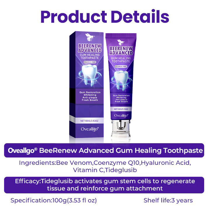 Oveallgo® BeeRenew Advanced Gum Healing Toothpaste