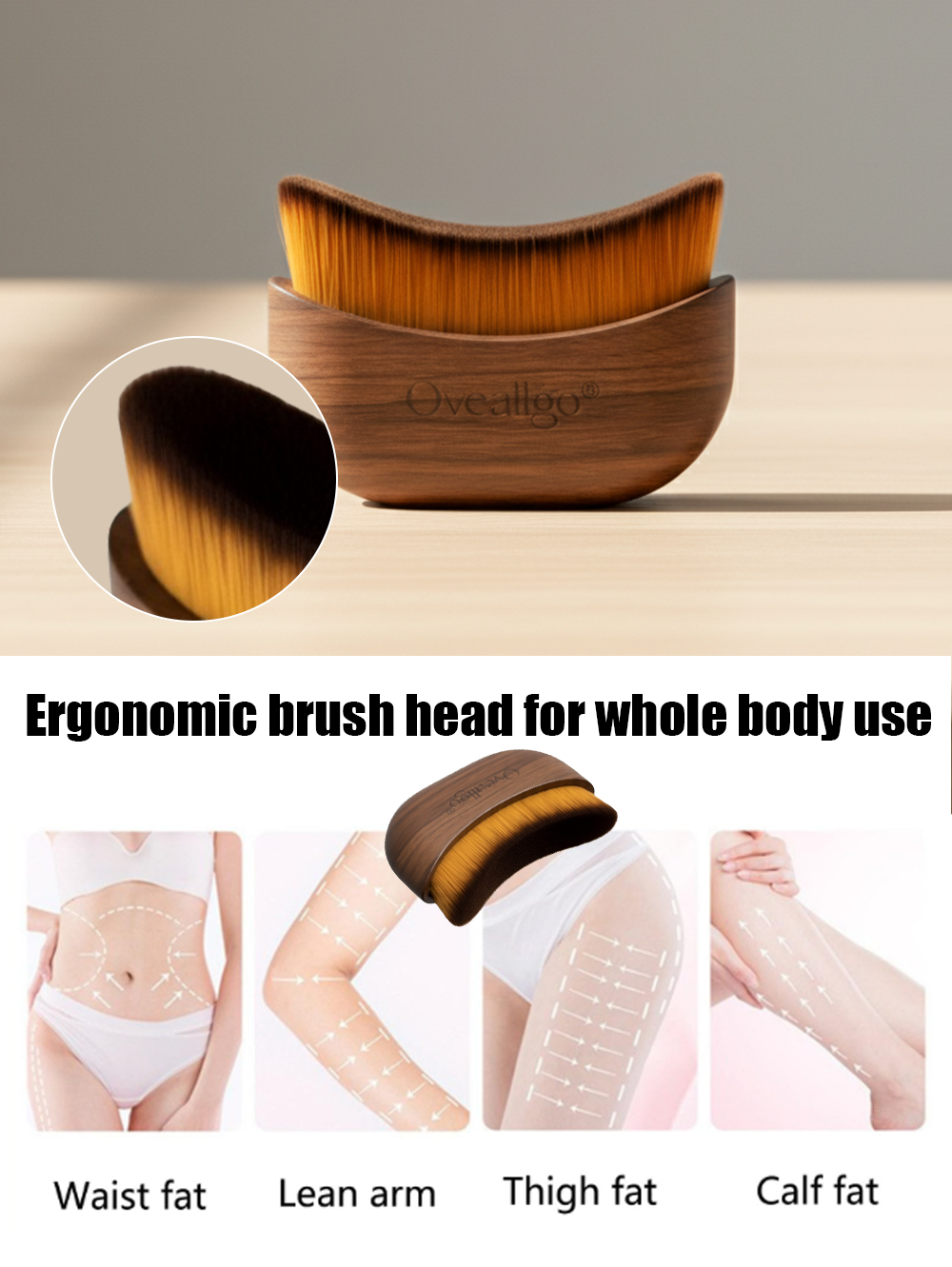 Oveallgo® Facial Massage Eye and Neck Care Brush