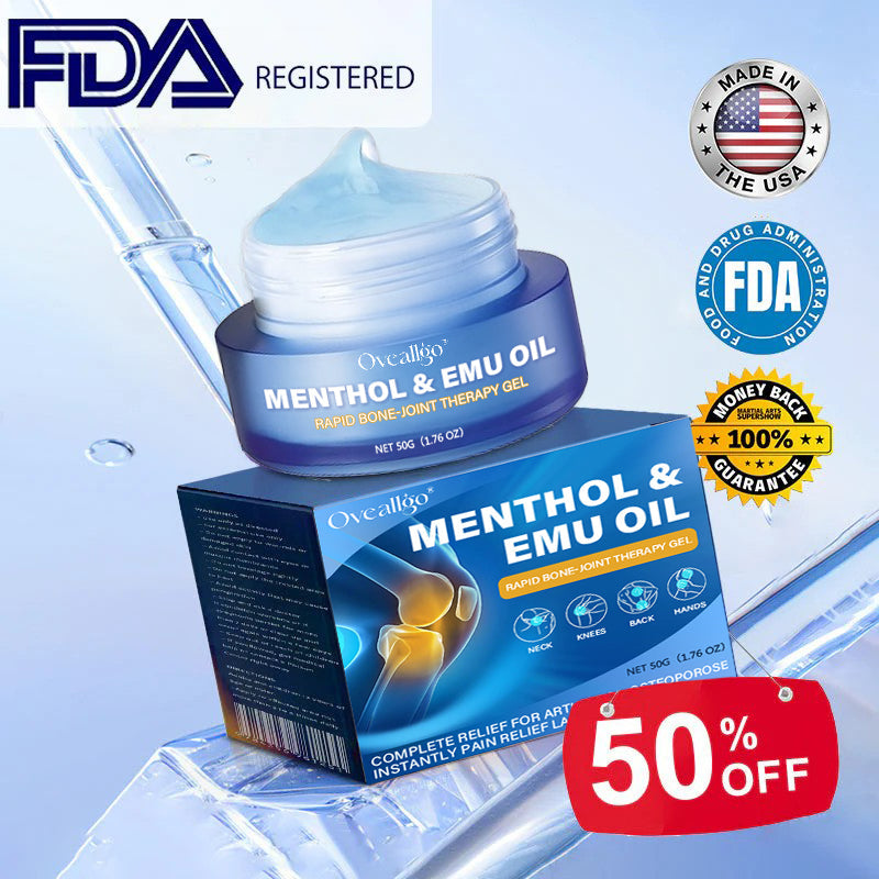 Oveallgo® Menthol & Emu Oil Rapid Bone-Joint Therapy Gel