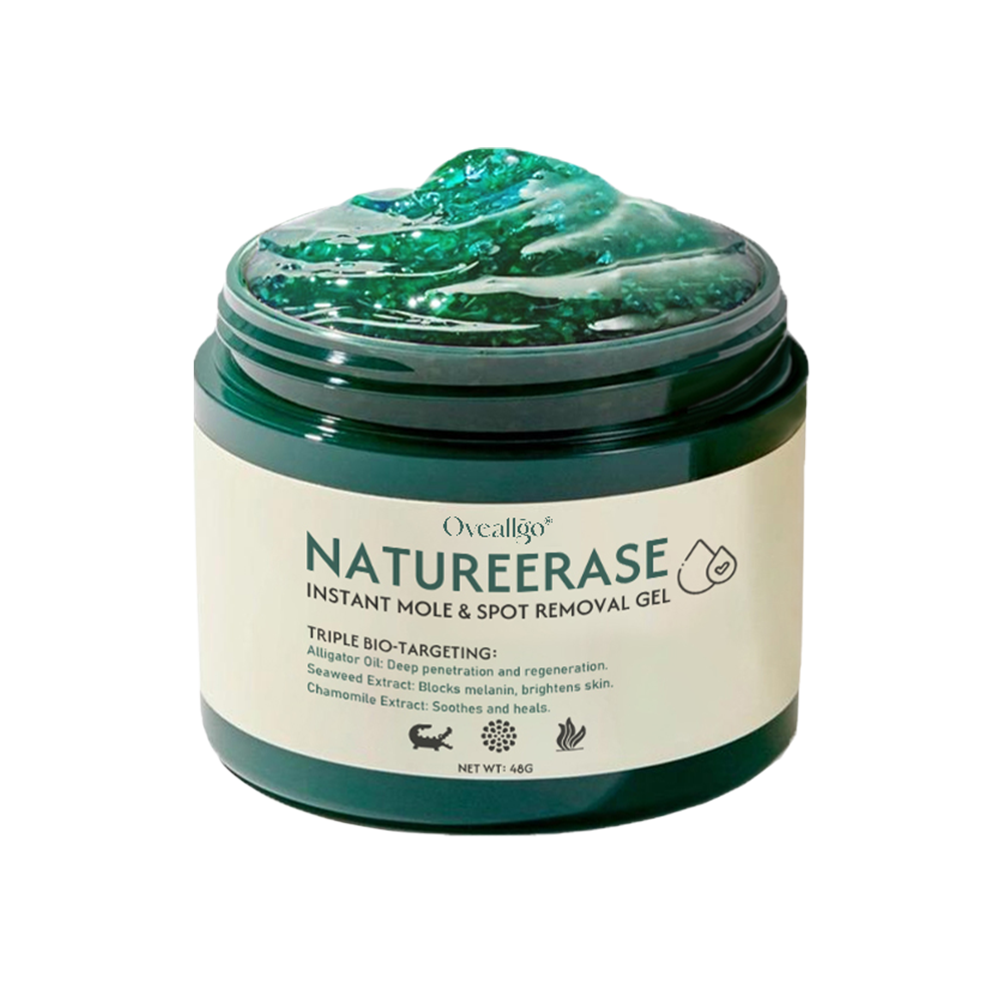 ✅ Official Store: Oveallgo® NatureErase Superior Instant Alligator Oil Mole & Spot Removal Gel
