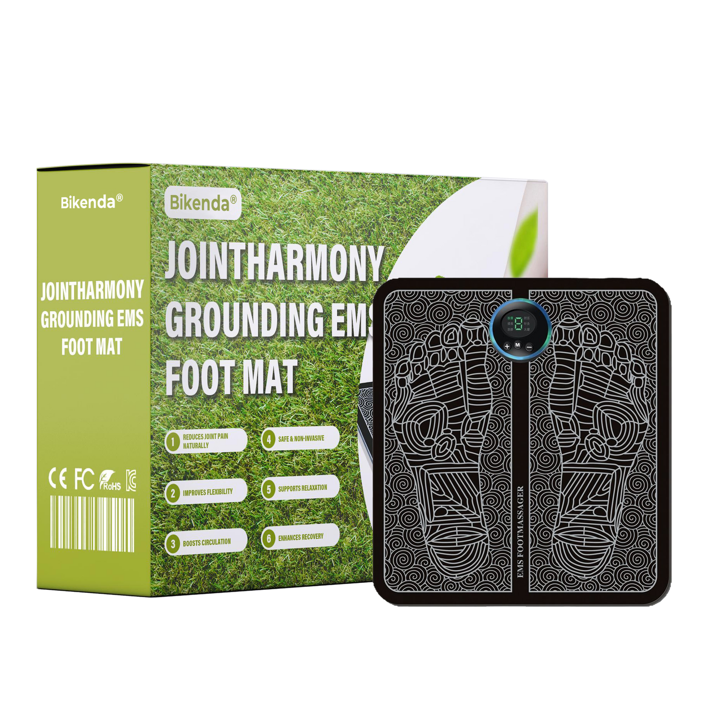 Bikenda® JointHarmony Grounding EMS Foot Mat