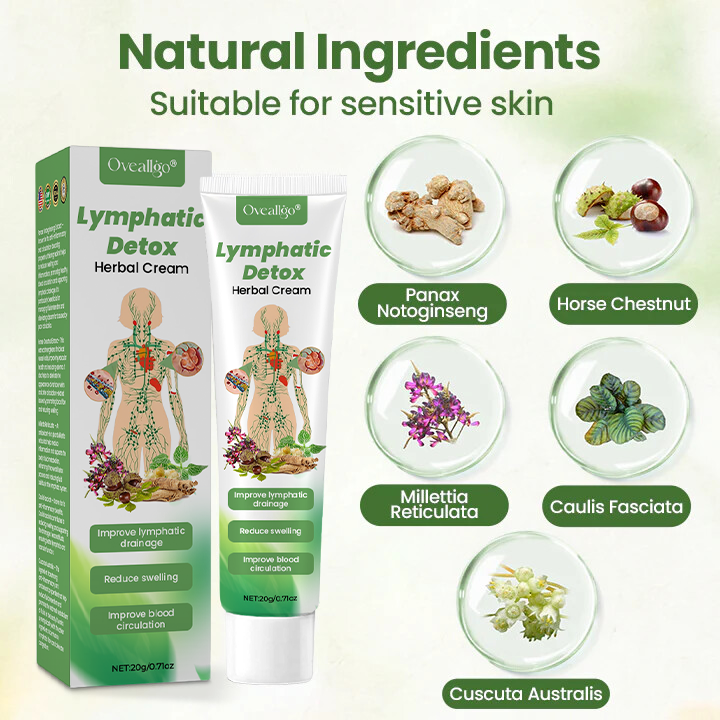 Oveallgo® Lymphatic Detox Herbal Cream