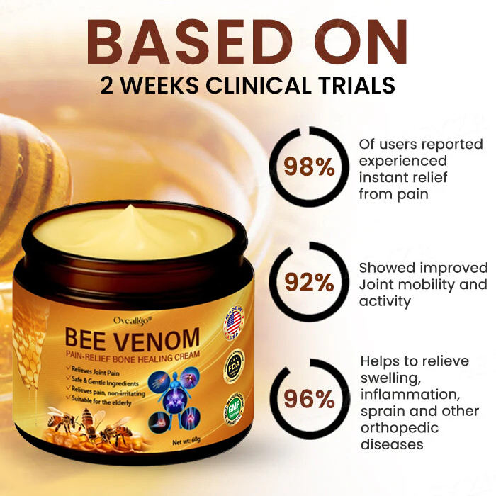 ✅ Official Store: Oveallgo® Bee Venom Pain-Relief Bone Healing Cream (⏰Last Day Discount⏰)