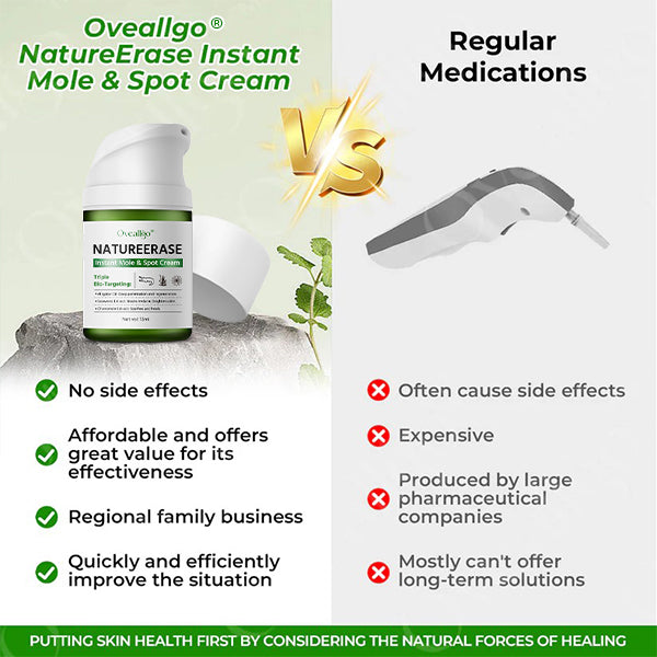 ✅ Official Store: Oveallgo® NatureErase Plus Instant Mole & Spot Cream