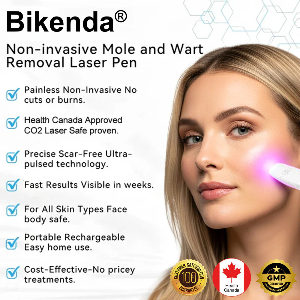 ✨Bikenda® All-in-One CO₂ Laser Eraser Pen | Removes Moles, Warts, Skin Flaws & Pigmentation