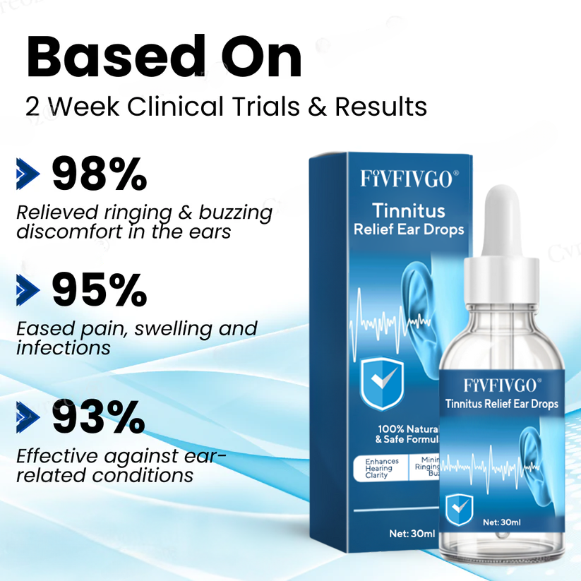 Fivfivgo® Tinnitus Relief Ear Drops - Already Sold 120,000+ Bottles Worldwide