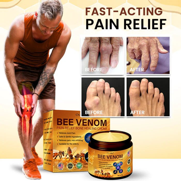 ✅ Official Store: Oveallgo® Bee Venom Pain-Relief Bone Healing Cream (⏰Last Day Discount⏰)