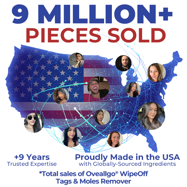 ✅Official Store: Oveallgo® WipeOff Tags & Moles Remover👨⚕️The American Academy of Dermatology (AADA) Approved