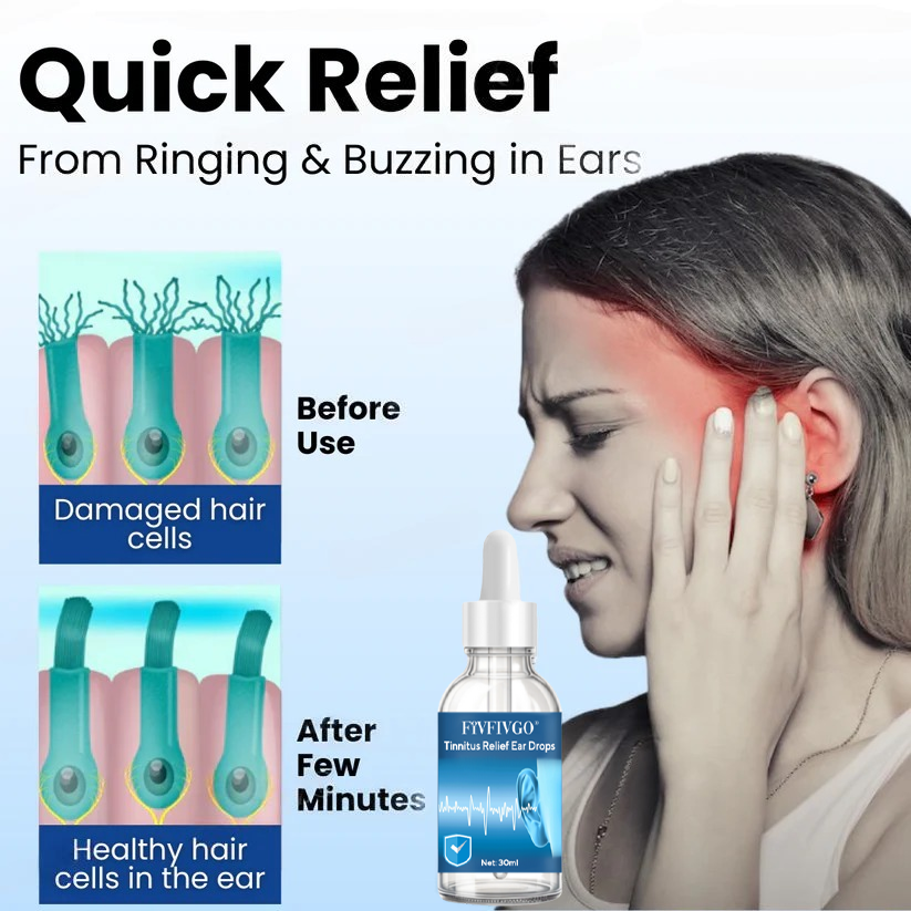 Fivfivgo® Tinnitus Relief Ear Drops - Already Sold 120,000+ Bottles Worldwide