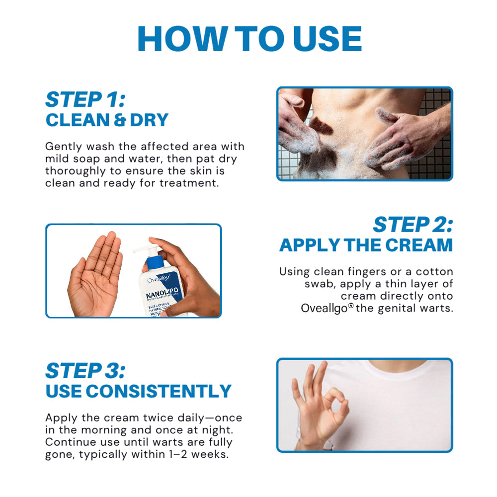 Oveallgo® NanoLipo HPV Genital Warts Eraser Cream Plus