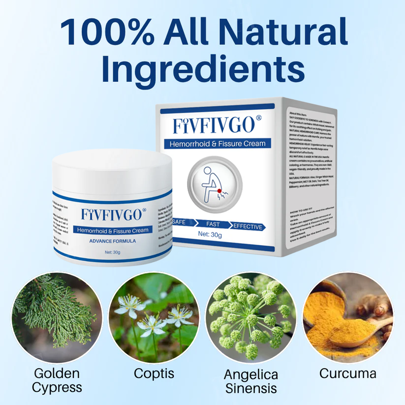 Fivfivgo® Hemorrhoid & Fissure Cream
