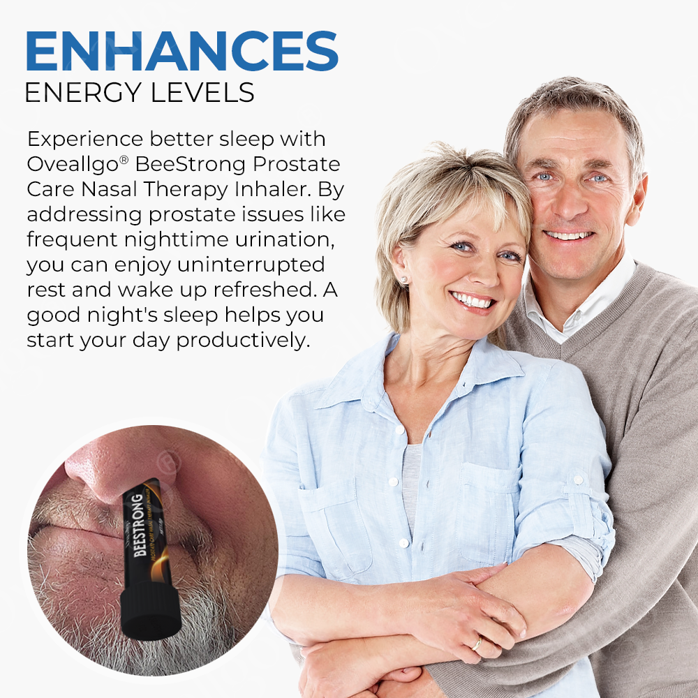 ✅Official Store: Oveallgo® BeeStrong Prostate Care Nasal Therapy Inhaler👨⚕️USA Urological Association (AUA)Approved (Reducing prostate swelling, pain, discomfort, soreness, and urinary fatigue)
