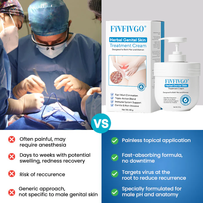 Fivfivgo® Herbal Genital Skin Treatment Cream ✅ Revolutionary Natural Solution for Genital Wart Treatment
