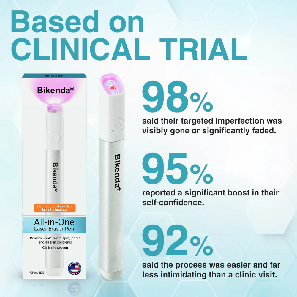 ✨Bikenda® All-in-One CO₂ Laser Eraser Pen | Removes Moles, Warts, Skin Flaws & Pigmentation