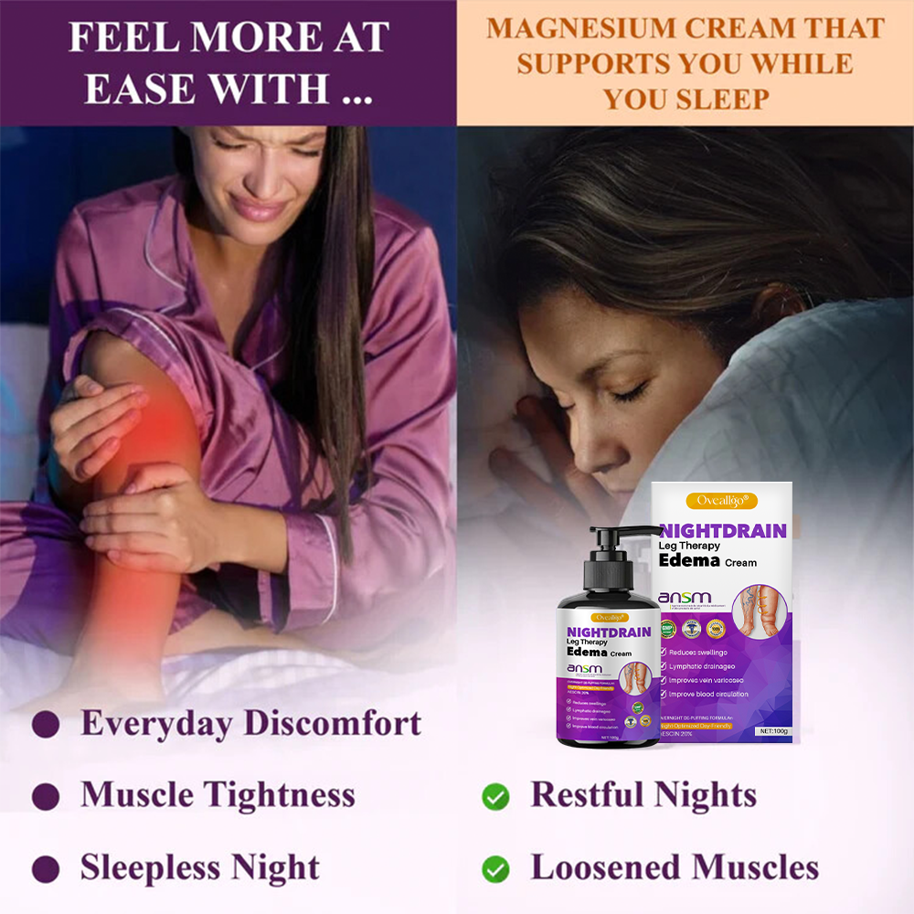 Oveallgo® NightDrain Leg Therapy Edema Cream
