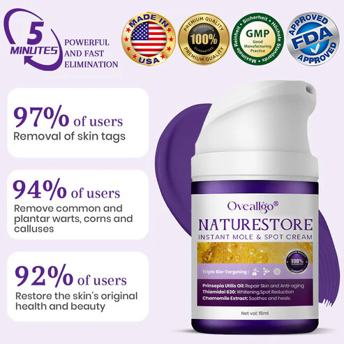 Oveallgo® NATURESTORE Pro Instant Mole & Spot Cream - Limited Discount