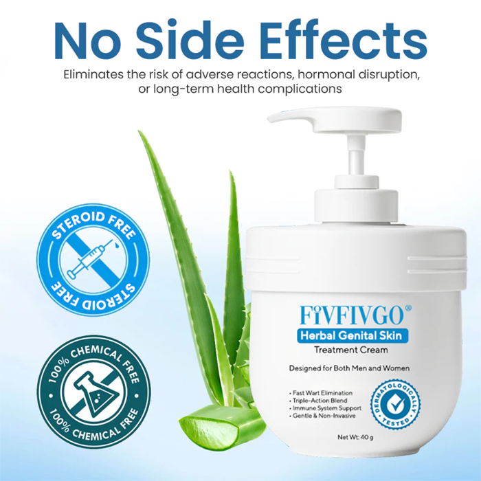 Fivfivgo® Herbal Genital Skin Treatment Cream ✅ Revolutionary Natural Solution for Genital Wart Treatment