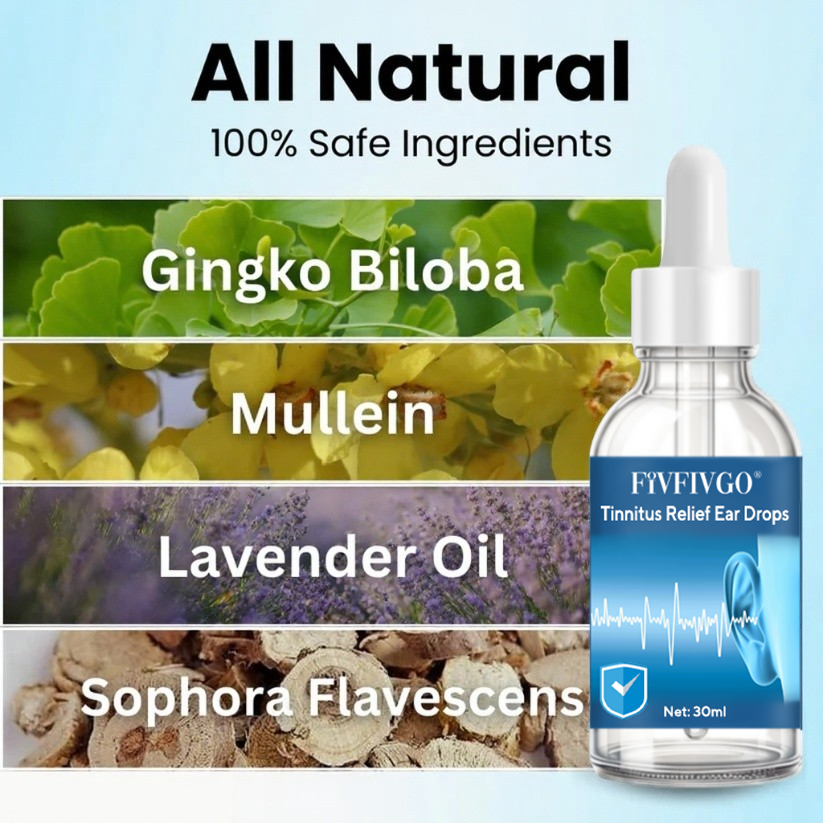 Fivfivgo® Tinnitus Relief Ear Drops - Already Sold 120,000+ Bottles Worldwide