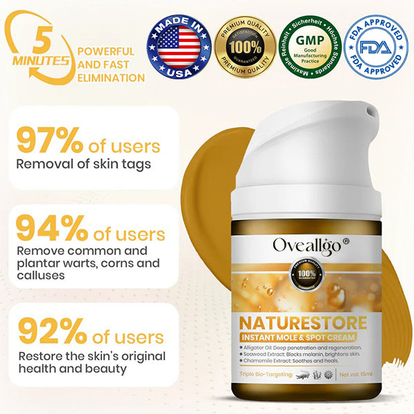 Oveallgo® NATURESTORE Instant Mole & Spot Cream