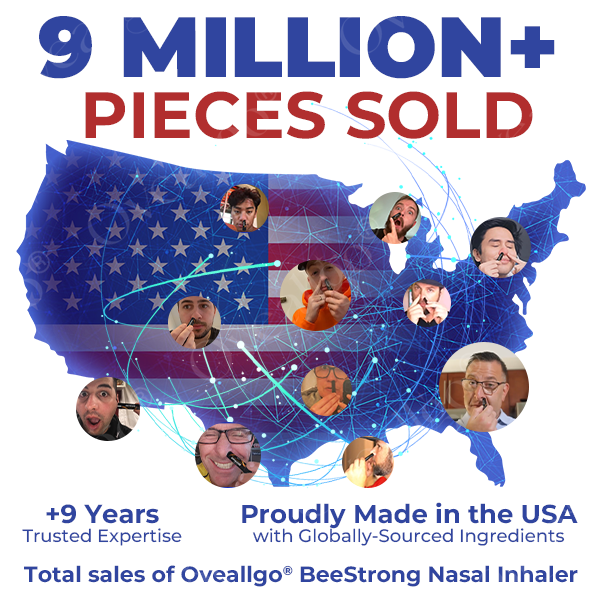 ✅Official Store: Oveallgo® BeeStrong Prostate Care Nasal Therapy Inhaler👨⚕️USA Urological Association (AUA)Approved (Reducing prostate swelling, pain, discomfort, soreness, and urinary fatigue)