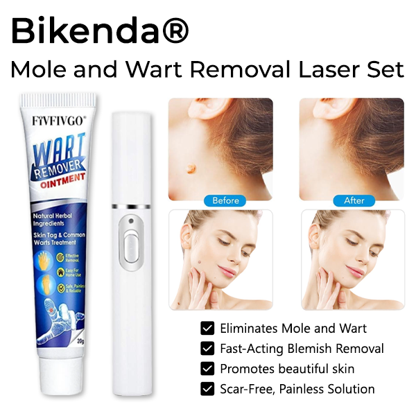 Bikenda® Mole and Wart Removal Laser Set PRO