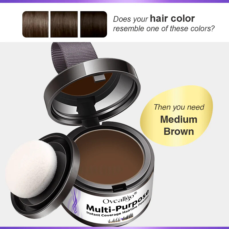 Oveallgo® Multi-Purpose Instant Coverage Hairline Powder