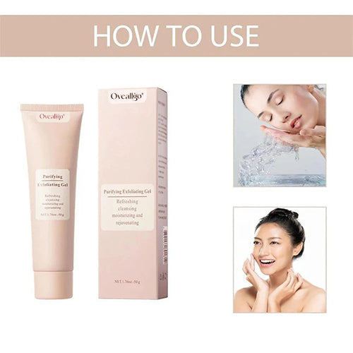 Last Day 49% OFF🔥 Oveallgo® Purifying Exfoliating Gel for Acanthosis Nigricans, Exfoliation, Dark Spots, Skin Tags, Eczema