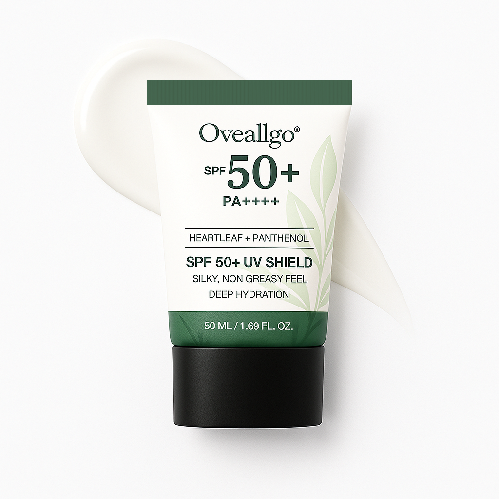 Oveallgo® SilkyShield SPF 50+ Heartleaf Sunscreen