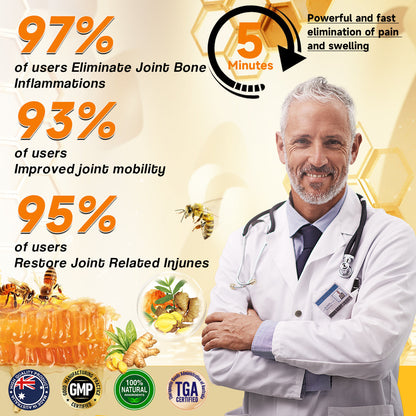 Fivfivgo™ Bee Venom and Turmeric Joint and Bone Pain Relief Spray (Specialized in Joint and Arthritis Pain & Recommended by AAOS)