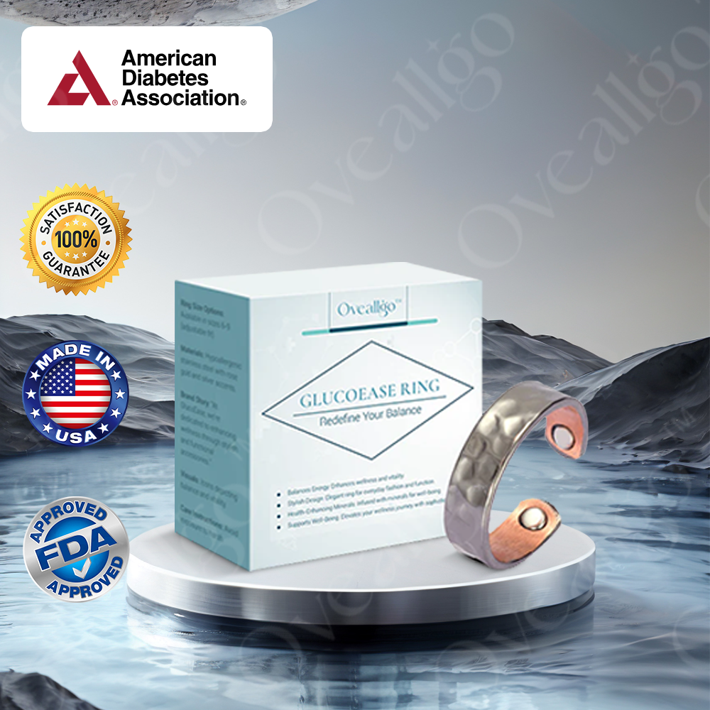 🔰Official Store: Oveallgo™ GlucoEase Ultra Ring 👨‍⚕️USA Diabetes Association (ADA）Approved (Lowers blood sugar and supports diabetes management)