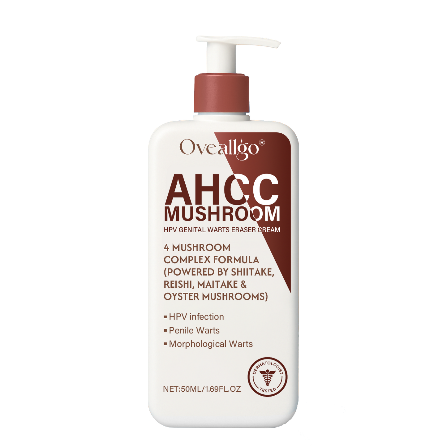 Oveallgo® AHCC Mushroom HPV Genital Warts Eraser Cream Pro