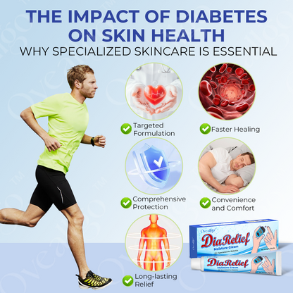 ✅Official Store: Oveallgo™ DiaRelief Ultra Moisture Cream (Specialized for Diabetics)