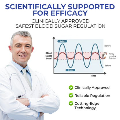 🔰Official Store: Oveallgo™ GlucoEase Ultra Ring 👨‍⚕️USA Diabetes Association (ADA）Approved (Lowers blood sugar and supports diabetes management)
