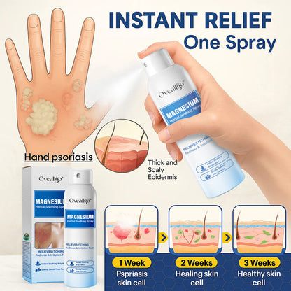 Oveallgo® Magnesium Herbal Psoriasis Spray
