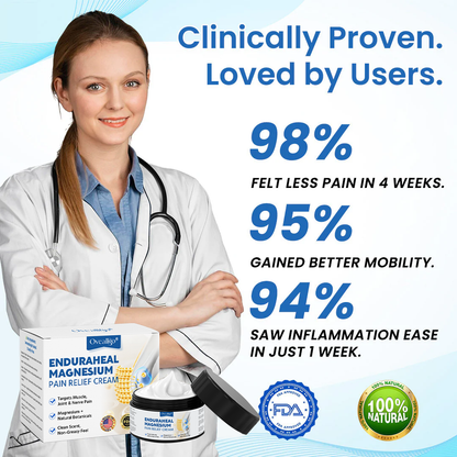 Oveallgo® EnduraHeal Magnesium Pain Relief Cream (Treats Arthritis, Neuropathy, Rheumatism, Sports Injuries & More)