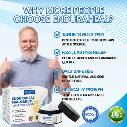 Oveallgo® EnduraHeal Magnesium Pain Relief Cream (Treats Arthritis, Neuropathy, Rheumatism, Sports Injuries & More)