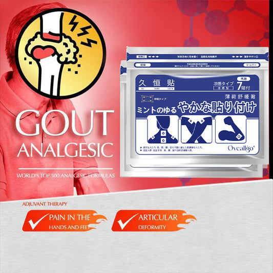 🔥Oveallgo® Back Pain Patch Natural Pain Relief Patches for Knee Neck Shoulder and Joint Pain Muscle Soreness Arthritis Relief