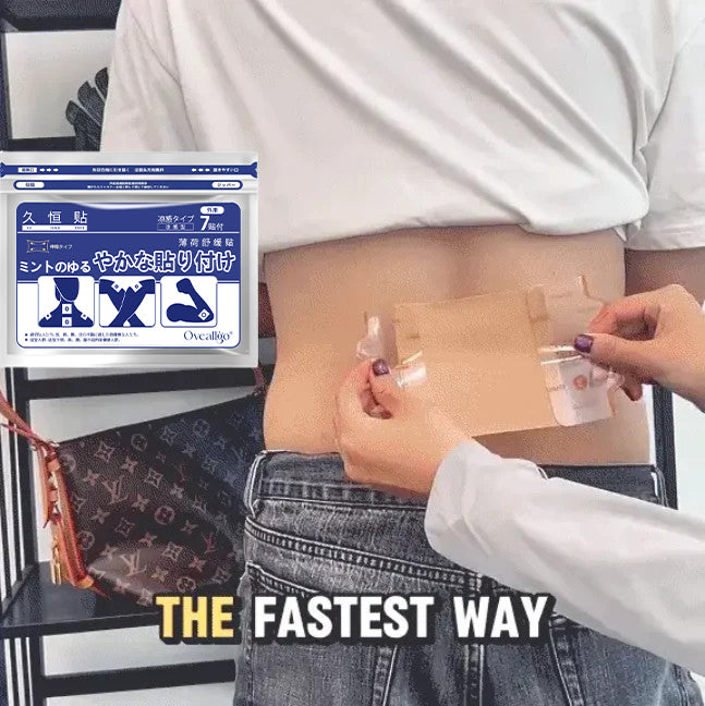 🔥Oveallgo® Back Pain Patch Natural Pain Relief Patches for Knee Neck Shoulder and Joint Pain Muscle Soreness Arthritis Relief