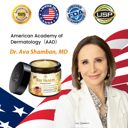 ✅Official Store: Oveallgo™ Bee Venom Skin Treatment Cream (𝐴𝐴𝐷 𝑅𝑒𝑐𝑜𝑚𝑚𝑒𝑛𝑑𝑒𝑑) ✨Anti-aging, Hydrating, Skin Repair, Even Tone, Acne and Dark Spot Treatment, Wartand Mole Removal, PsoriasisRelief