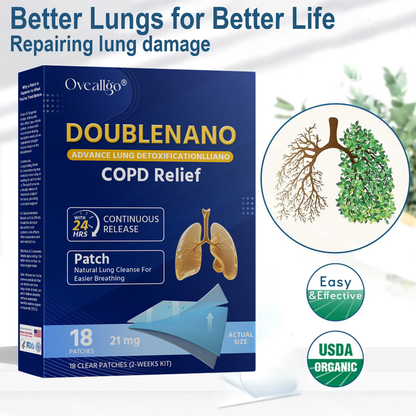🫁✅FDA Approved Oveallgo® DoubleNano COPD Relief Patch (💝 Cough, wheezing, shortness of breath, sputum, stuffy nose, bronchitis, bronchitis, allergy symptoms, lung discomfort🫁)