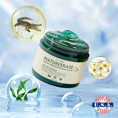 ✅ Official Store: Oveallgo® NatureErase Instant Alligator Oil Mole & Spot Removal Ultra Gel