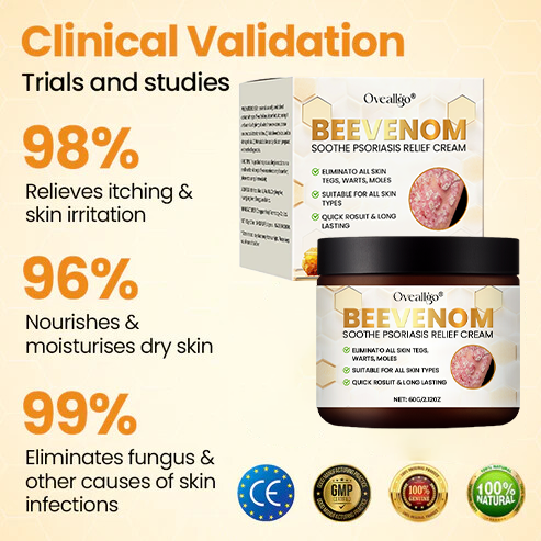 Oveallgo® BeeVenom Soothe Psoriasis Relief Cream