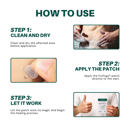 Fivfivgo® Magnesium MicroPin HPV Genital Wart Removal Patch Pro