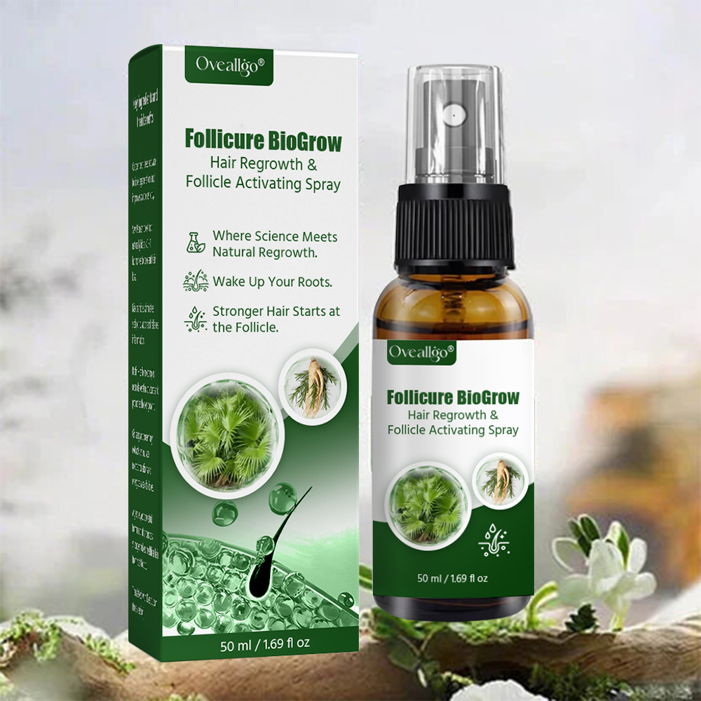 Oveallgo® Follicure BioGrow Hair Regrowth & Follicle Activating Spray