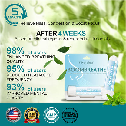 ✅Official Store: Oveallgo™ BoomBreathe Ultra Nasal Inhaler